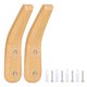thumbnail image 3 of Ganchos De Madera, Resistentes Y Duraderos, 2 Uds., Ganchos Para Abrigos Saludables, Ecológicos, De Estilo Moderno Y Sencillo, Para Baño, Cocina, Tiendas, Sala De Estar, Cergrey Coat Hooks, 3 of 8