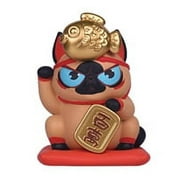 52Toys Food on Head Lucky Fortune Series Vinyl Figure - Cat with Gold Fish