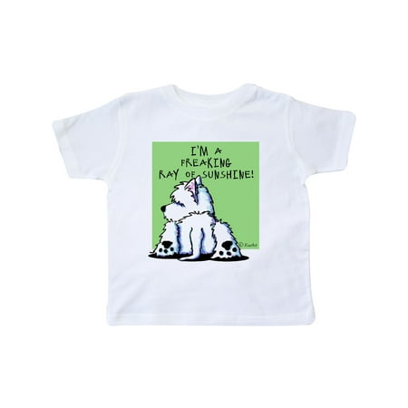 

Inktastic Cool Belly Westie Gift Toddler Boy or Toddler Girl T-Shirt