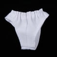 thumbnail image 3 of Ropa interior blanca perfke a escala 1/6 calzoncillos compatible con BJD DRESS, 3 of 9