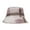 Beige, variant on Diufon Women's Winter Warm Bucket Hat Plush Thickened Warm Plaid Hats Fleece Lined Outdoor Windproof Cap