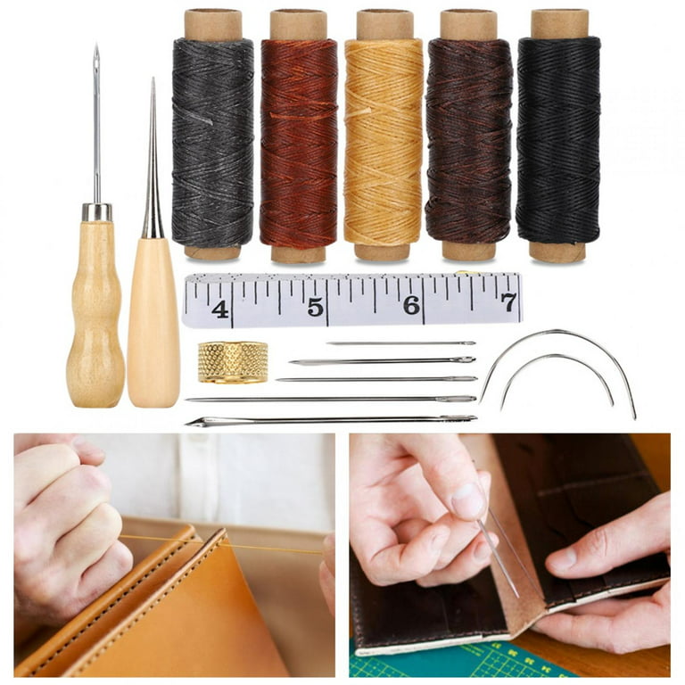 Leather Tool Kit 5 Rolls Of Leather Wax Thread Leather Sewing Tool, Sewing  Accessory, For Sewing Leather Leather Tool Supplies Household Leather Kit 