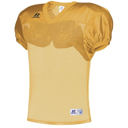 Russell S096BM.GLD.M Adult Stock Practice Jersey, Gold - Medium