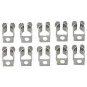 10pcs Spring Terry Clips Open Type Spring Steel Tool Clips Heavy Duty