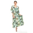 thumbnail image 5 of Maxi vestido estampado Roman Fashion /Juvenil, 3834 (Verde) verde G, 5 of 5