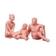 thumbnail image 5 of Familia de 3 figuras, miniaturas, colecciones decorativas, estatuas de padres e hijos. Estilo D, 5 of 9