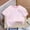 Pink, variant on Piuwrlz 7/8 Girls Short T-Shirts Sleeve Kids Graphic Shirts Tops Crew Neck Loose Simplicity Pullover Pink Size 7-8 Years