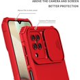 thumbnail image 6 of Phone Case for Samsung Galaxy A12/M12 with Tempered Glass Screen Protector and Slide Camera Cover Kickstand Stand Slim Protective Hard Cell Accessories A 12 5G A-12 S12 12A 4G Women Men Red, 6 of 16