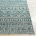 thumbnail image 6 of Mark&Day Outdoor Rugs, 3x10 Elodie Global Indoor/Outdoor Aqua Runner Area Rug, Non Shedding Blue White Taupe Carpet for Patio, Porch, Deck, Bedroom, Living Room or Kitchen (2'7" x 10' Runner), 6 of 9