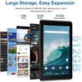 thumbnail image 6 of RUIQIAI Tablet 7 inch Android 14 Tablet, 4GB+32GB ROM(1TB Expand), Tablet for Kids, Quad-Core, 2.4G WiFi Tab（Black）, 6 of 6