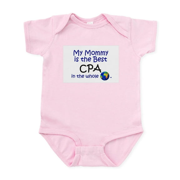 CafePress - Best CPA In The World (Mommy) Infant Bodysuit - Baby Light Bodysuit, Size Newborn - 24 Months