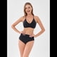 thumbnail image 5 of Traje de Baño de Dos Piezas con Cintura Alta para Mujer, con Control de Abdomen y Escote en V, 2025 Negro L, 5 of 8