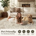 thumbnail image 4 of SIXHOME 8'x10' Area Rugs for Living Room Washable Rugs Carpet Medallion Traditional Rugs for Bedroom Dinning Room Office Soft Non Slip Large Area Rug Retro Home Decor Beige, 4 of 8