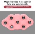 thumbnail image 3 of Guante de masaje de mano portátil con bola de masaje, guante de masaje de tejido profundo, masajeador magnético para cuello, pecho, isquiotibiales, muslos y, 3 of 6