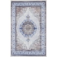 thumbnail image 4 of GLN Rugs Vona - Indoor, Machine Washable Area Rug 2'x3' Cream/Navy Home Carpet, 4 of 7