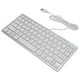 thumbnail image 2 of Teclado con cable USB, 78 teclas tipo tijera, 13 teclas de acceso directo, indicador LED, para MacBook Pro Air Mini, PC de escritorio con Windows, 2 of 12