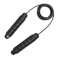 thumbnail image 1 of Cuerda de r Profesional con Peso de Alambre de Acero con Asas de Espuma, Rodamiento de Bolas, para Cardio, Entrenamientos de Fitness, Ejercicio D Negro Soledad Cordón de cuerda ajustable, 1 of 10