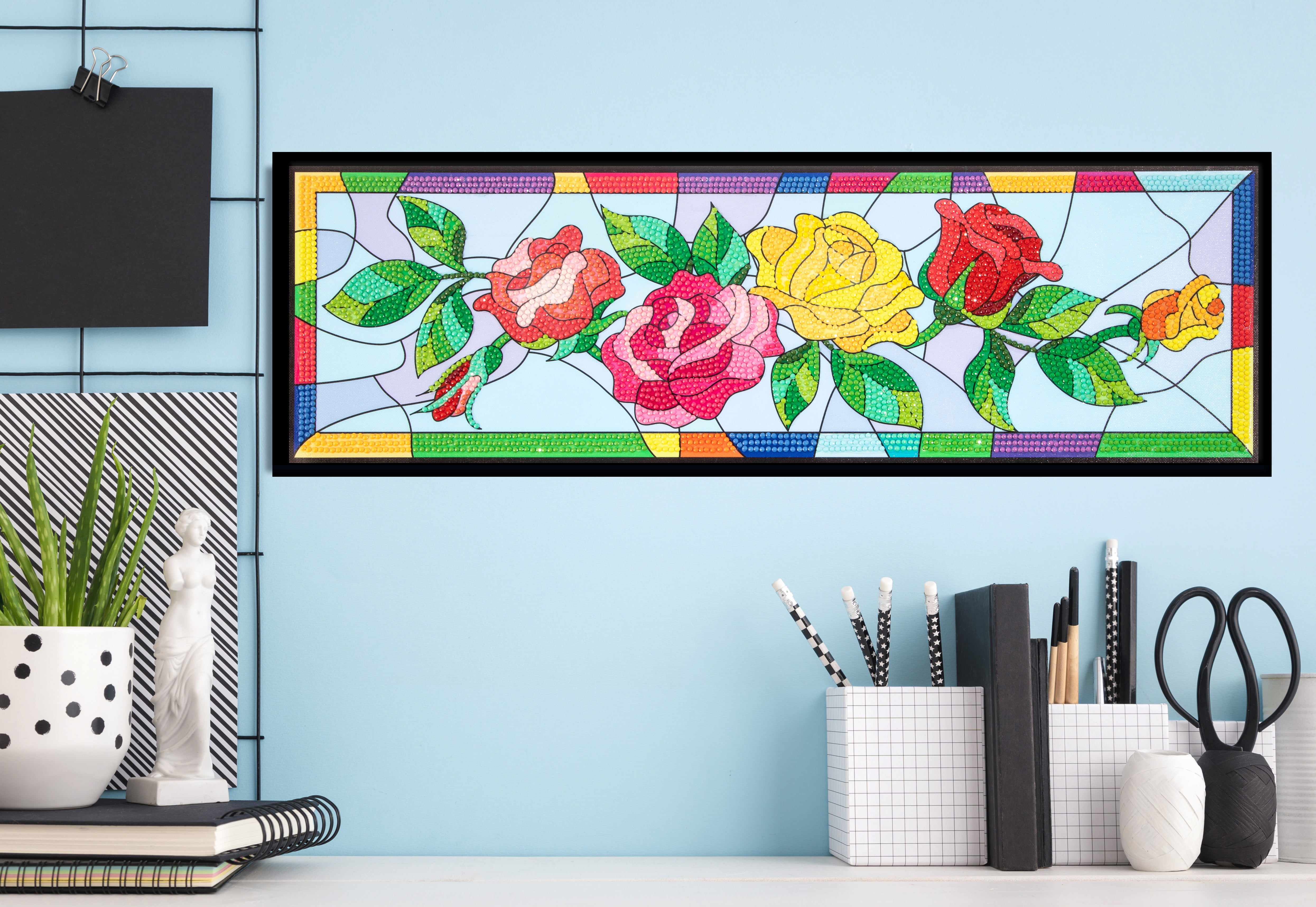 DIAMOND DOTZ® Rose Window Special Edition Diamond Painting Kit