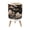Color 4, variant on Small Trash Can with Lid Weathered Corrugated Metal Rust Blue Patina 1.8 Gallon Dog Proof Trash Can Round Garbage Can Waste Bin Wastebasket for Bathroom Bedroom Living Room