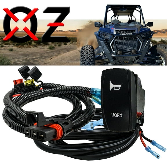 5ft. Power Bus Bar Plug Wire Harness Kit for HORN Compatible with Pulse Power Busbar Polaris RZR Pro Ranger Crew XP 2018-2023