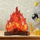 thumbnail image 2 of Adornos interiores de la chimenea del hogar de la cartulina de la llama de Halloween 3D para la Navidad de Pascua Tmvgtek Oficina Multiescena Multifunción, 2 of 9