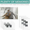 thumbnail image 5 of pbf 3-Pack 5x7 & 3-Pack 7x5 Magnetic Picture Frames for Refrigerator | Clear Magnetic Acrylic Frames | Magnetic Photo Holders for Fridge, Locker, Photo Board, Art Display, Sign Holder, 5 of 6