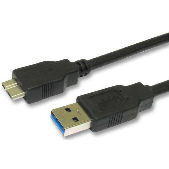 PRO SIGNAL - USB 3.0 A Male to Micro B Male Lead, 0.5m Black