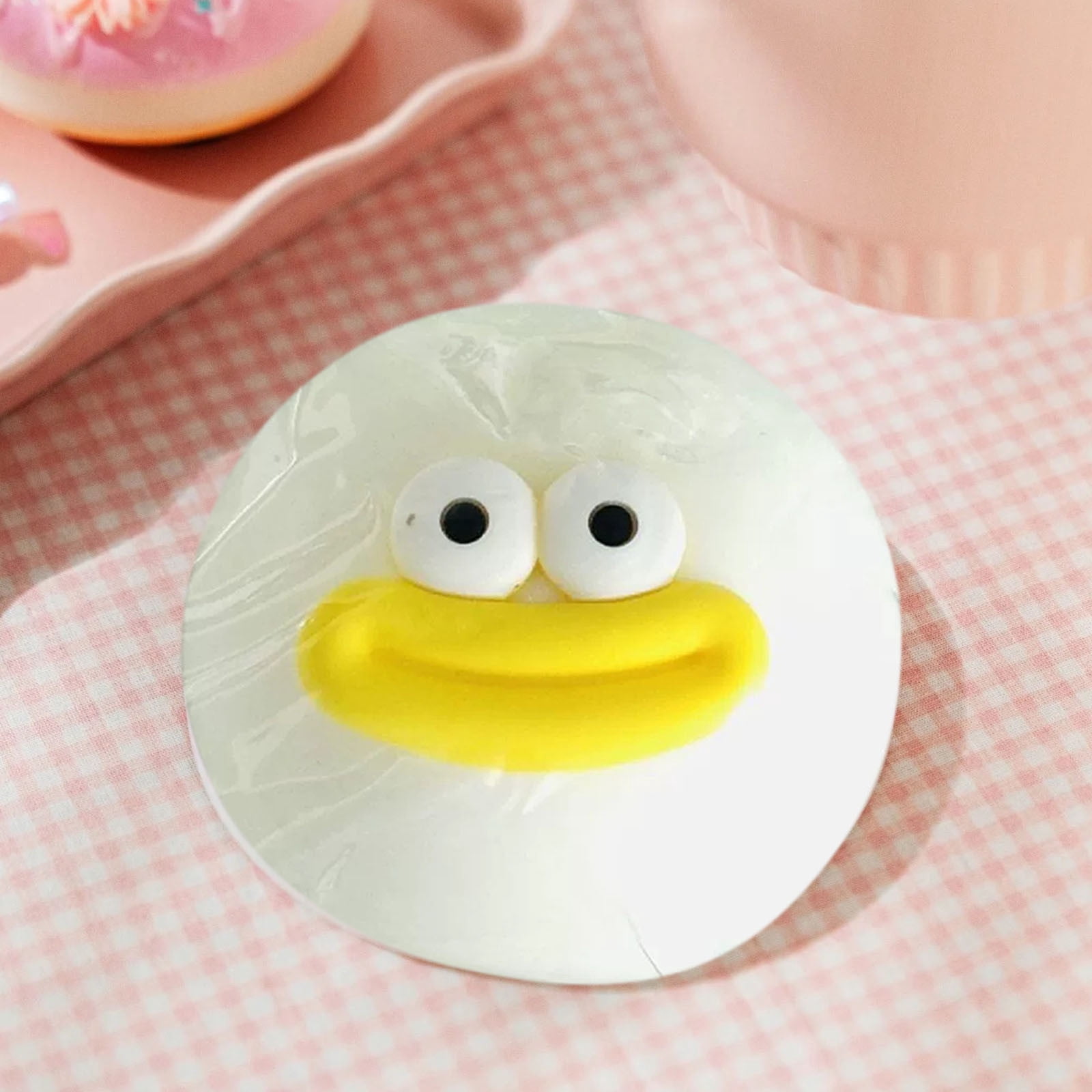 Cute Squeeze Fidget Toys for Teens & Adults, Giant Stress Ball with Big Eyes & Sausage Lips, Funny Prank Gifts, Party Supplies, Game Prizes