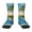 1 Black, variant on Earth View World Map Pattern Children's Socks, Socks Gifts ,kids Crew Soft Cotton Socks , Moisture-Wicking, Durable, Ideal for Daily Wear & Sports