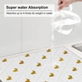 thumbnail image 3 of Goofa Dish Drying Mat Super Absorbent Drying Mat Large Dish Drying Mats for Kitchen Counter Easy Clean Dish Mat Kitchen Drying Mat 16" x 18" ( Gold Rabbit ), 3 of 6