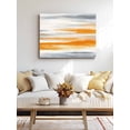 thumbnail image 4 of Orange Gray White Wall Art for Living Room,Canvas Picture Wall Decor for Bathroom Bedroom,Farmhouse Abstract Ombre Texture Painting Artwork for Office Kitchen Hallway Dining Room Home Decor 16"x20", 4 of 8