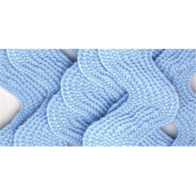 42374 Jumbo Rick Rack .63 in. 2.5 YardsLight Blue
