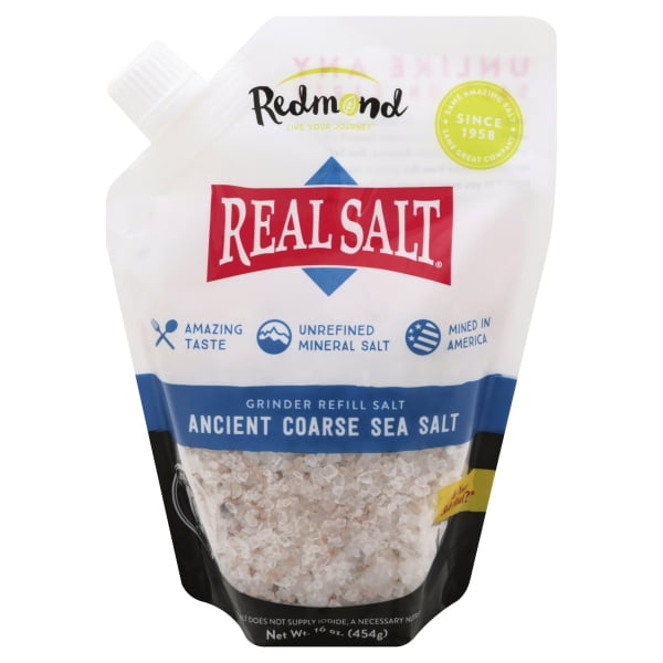Real Salt Coarse Grind Pouch Case of 6 16 oz.