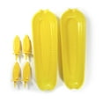 thumbnail image 3 of 24 Pc Corn On The Cob Serving Set Dish Tray Server Skewers Prongs Holder Kitchen, 3 of 6