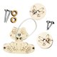 thumbnail image 1 of Tablero ocupado Montessori, accesorios de bricolaje, accesorios de enseñanza de habilidades básicas, tablero de actividades para y niñas, regalo de cumpleaños, favores de fiesta Rana CUTICAT tablero ocupado, 1 of 8