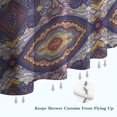 thumbnail image 6 of Multicolor Ethnic Geometric Pattern (4) Shower Curtain 72"x72" ,Bathroom Decorative Shower Curtains Set with 12 Hooks,Modern Waterproof Washable Shower Curtain, 6 of 6