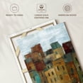 thumbnail image 6 of Elephant Stock Old Town Port Ii Wall Art - Vertical Canvas Wall Art - Living Room Wall Decor - Transportation Canvas - Orange And Teal Decor By Silvia Vassileva - 24" x 36", 6 of 8