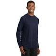 thumbnail image 4 of Sport-Tek T473LS Mens Dry Zone Long Sleeve Raglan T-Shirt, True Navy - 4XL, 4 of 5