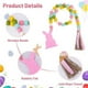 thumbnail image 3 of Easter Wood Bead Garland, Pink Bunny Spring Wood Beads Garland with , Wooden Beaded Easter Boho Decor, 3 of 5