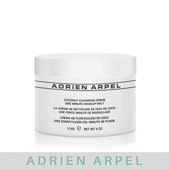 Adrien Arpel Coconut Cleansing Creme - Hydrating Cleanser for Face - Moisturize All Skin Types 4 oz