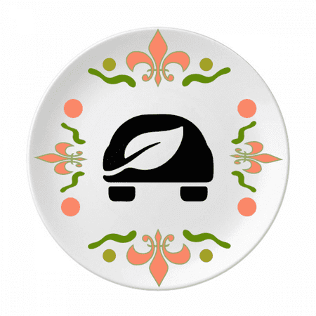 

Car Energy Vehicles Protect Environment Flower Ceramics Plate Tableware Dinner Dish