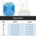 thumbnail image 2 of Gustave Soft Mesh Pet Dog Harness and Leash Set, No-Pull Pet Harness Adjustable Reflective Breathable Mesh for Small Medium Dogs and Cats (Pink, Size S), 2 of 10
