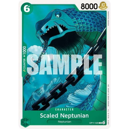 One Piece A Fist of Divine Speed Common Scaled Neptunian OP11-026