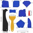 thumbnail image 2 of Kit d'Outils de Retrait de Calfeutrage, Outil de Retrait de Joints, Grattoir de Finition en Silicone (Acier Inoxydable), 2 of 5