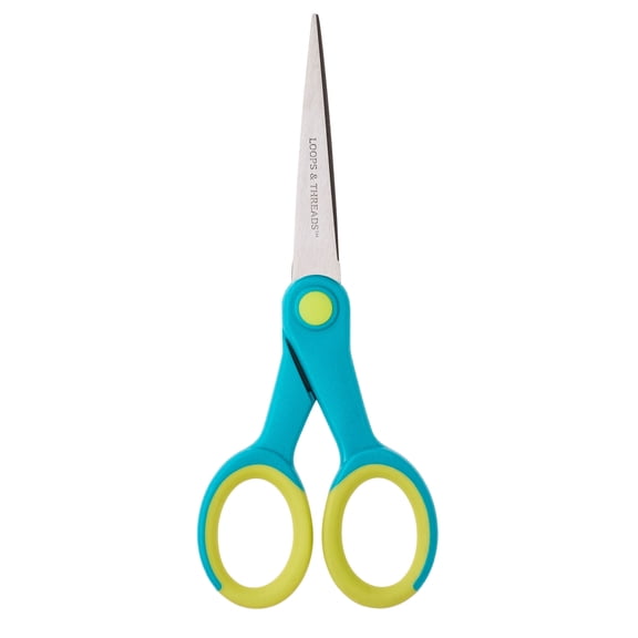 Loops & Threads 7" Multi-Purpose Scissors, 12 Pack