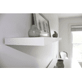 thumbnail image 6 of Floating Wall Shelf, White, 60 in W x 8 in D x 1.25 in H, 6 of 7