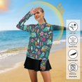 thumbnail image 5 of FORMRS Womens Long Sleeve Shirts UPF 50+ Sun Protection Quick Dry Fishing Hiking Tops, Size S-2XL, Green Vibrant Truck Pattern, 5 of 8