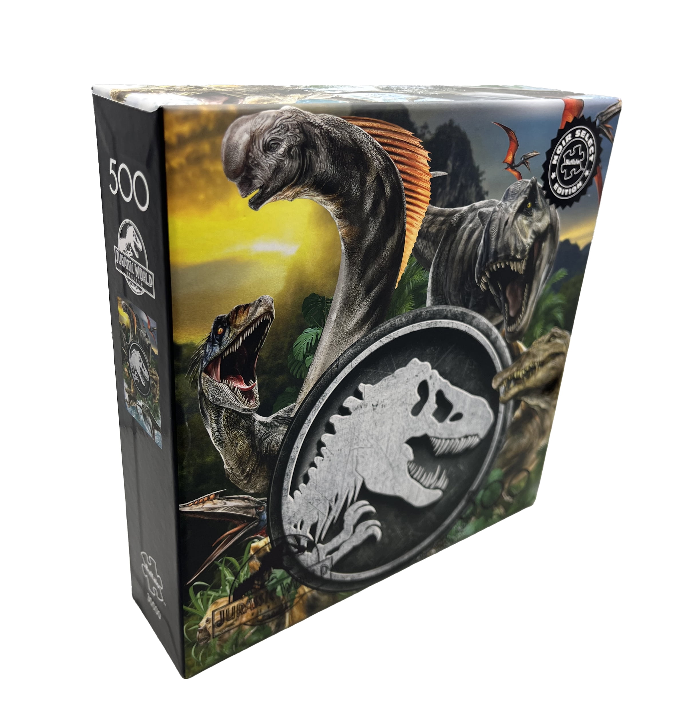 Puzzle entrecroisé de 500 pièces Buffalo Games Jurassic World Rebirth pour adultes de 14 ans et plus