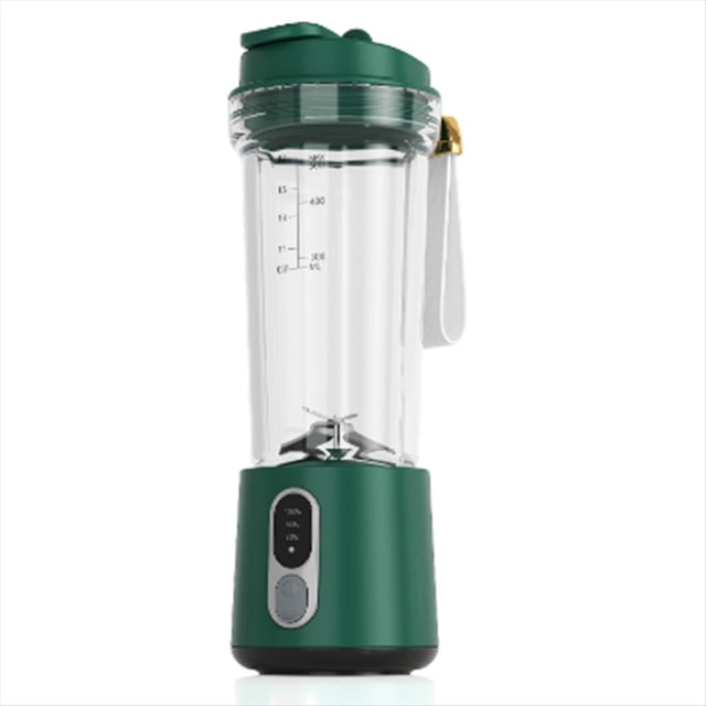 Exprimidor Portátil Multifuncional de Alta Potencia, Motor Potente, Trituración Rápida, Batería de 4000 MAh, Vaso para Jugo para Interiores y Exteriores A
