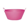 Amscan Summer Round Party Tub, 10" x 20", Bright Pink